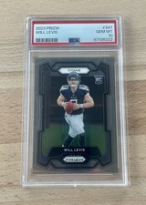 Will Levis 2023 Prizm Rookie Card PSA 10 ?. rookie card picture