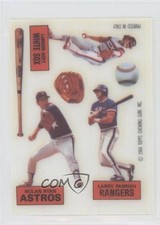 1985 Topps Transfers Nolan Ryan LaMarr Hoyt Larry Parrish HOF 0n8