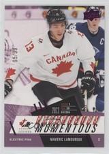 2024 Upper Deck Team Canada Juniors Electric Pink 95/99 Maveric Lamoureux 2d8