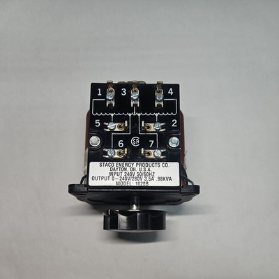 STACO Energy Products 1020B Variable Transformer 240v/280v 50/60HZ 