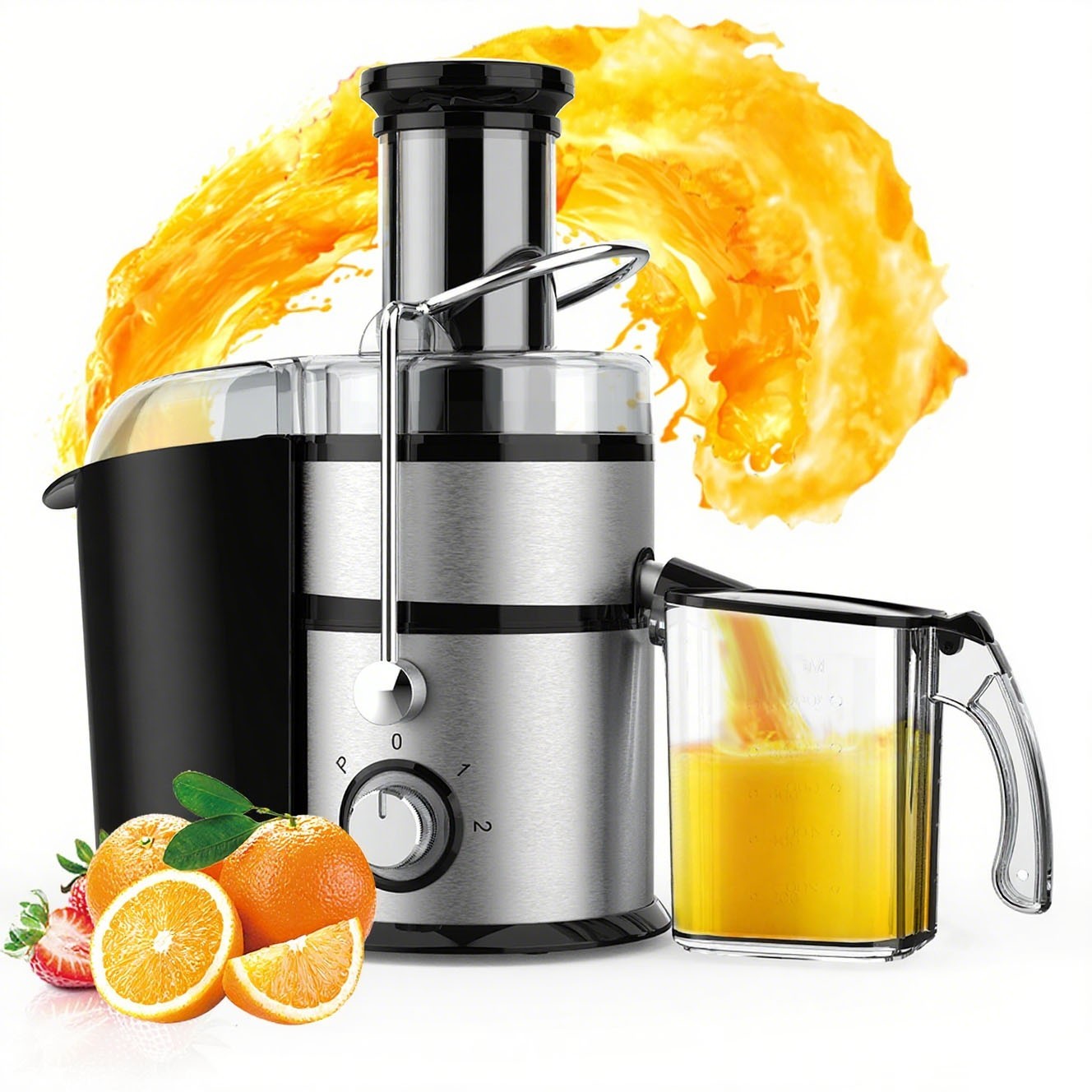 TENKER 1200W Electric Juicer Fruit Vegetable Blender Extractor Citrus Machine US