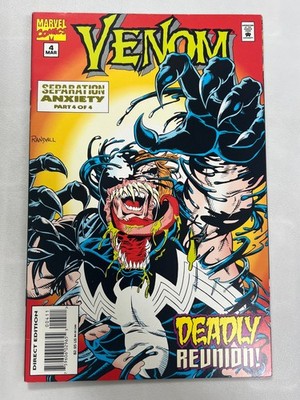 Marvel Comics Venom Separation Anxiety Part 4 Issue 4 March 1995 Deadly Reunion!
