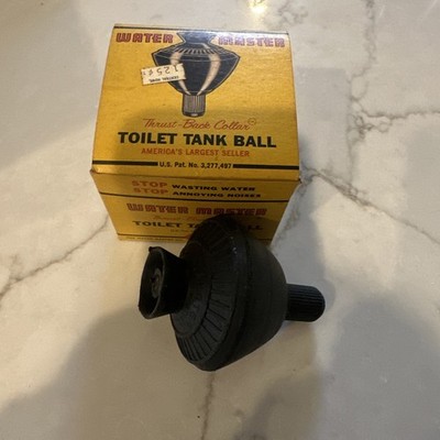 Water Master Thrust Back Collar Toilet Tank Ball Vintage NOS