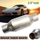 2.5" Inch Universal Sports Catalytic Converter Hi Flow 400 Cells Stainless Steel
