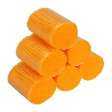 6 Rolls Latch Hook Yarn, 3mm Light Orange Latch Hook Kit Yarn Precut Hook Rugs