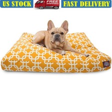 Rectangle Dog Bed Washable Non Slip Comfy Pet Bed W/ Removable Cover Dogs New