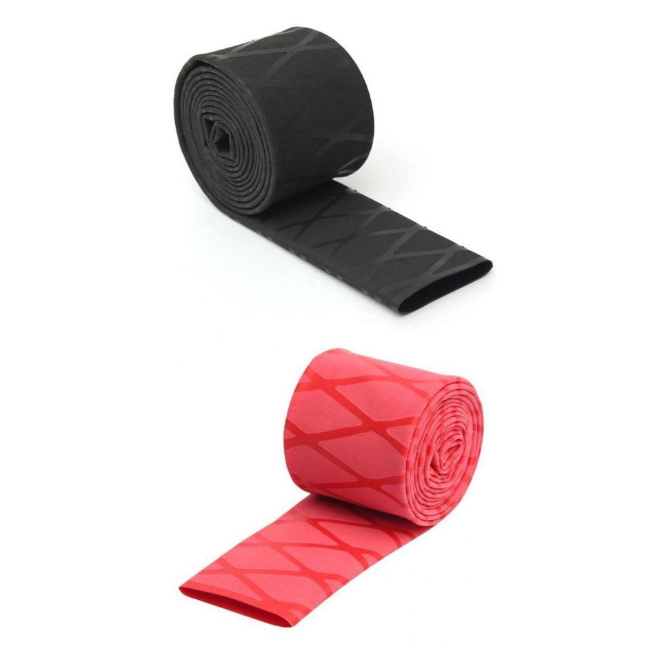 2pcs NonSlip Shrink Tube Textured Grip Fishing Rod | eBay UK