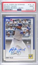 2019 Topps On Demand Rookie Review Auto Rowdy Tellez #16-A PSA 9 MINT Auto 1c7