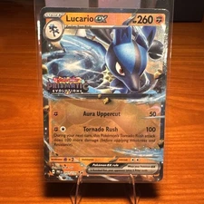Lucario EX 051/131 Prismatic Evolutions Stamped Promo Pokémon TCG NM 