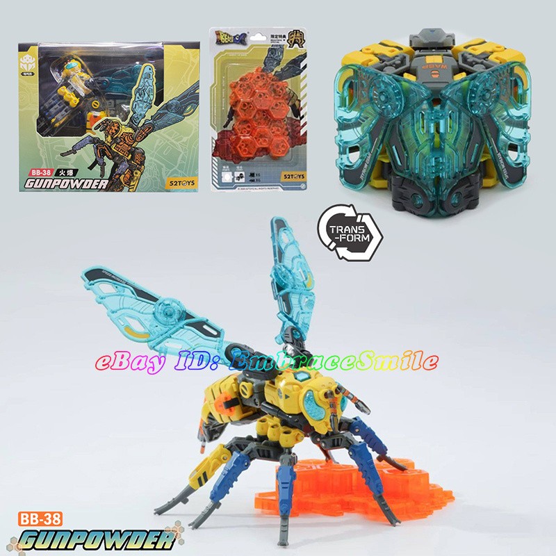 52TOYS BEASTBOX BB-38 Gunpowder Hornet Transform Mecha Model