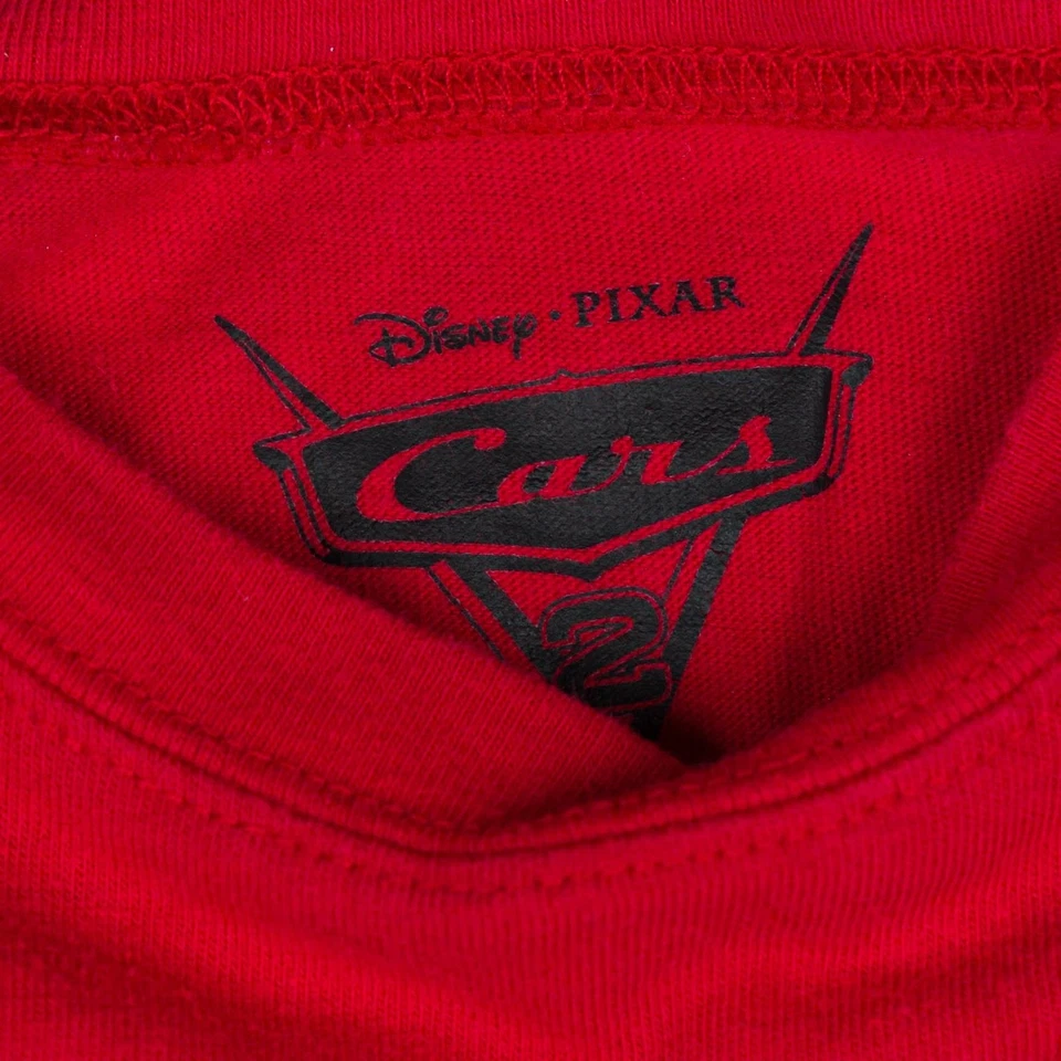 Disney Pixar Cars 2 Shirt Boys 3T Red Mater Finn McMissile Tank Top Sleeveless - Изображение 3 из 4