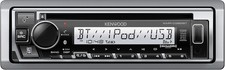 KENWOOD KMR-D382BT 50W x 4Ch Single Din Car/Marine Stereo Head Unit