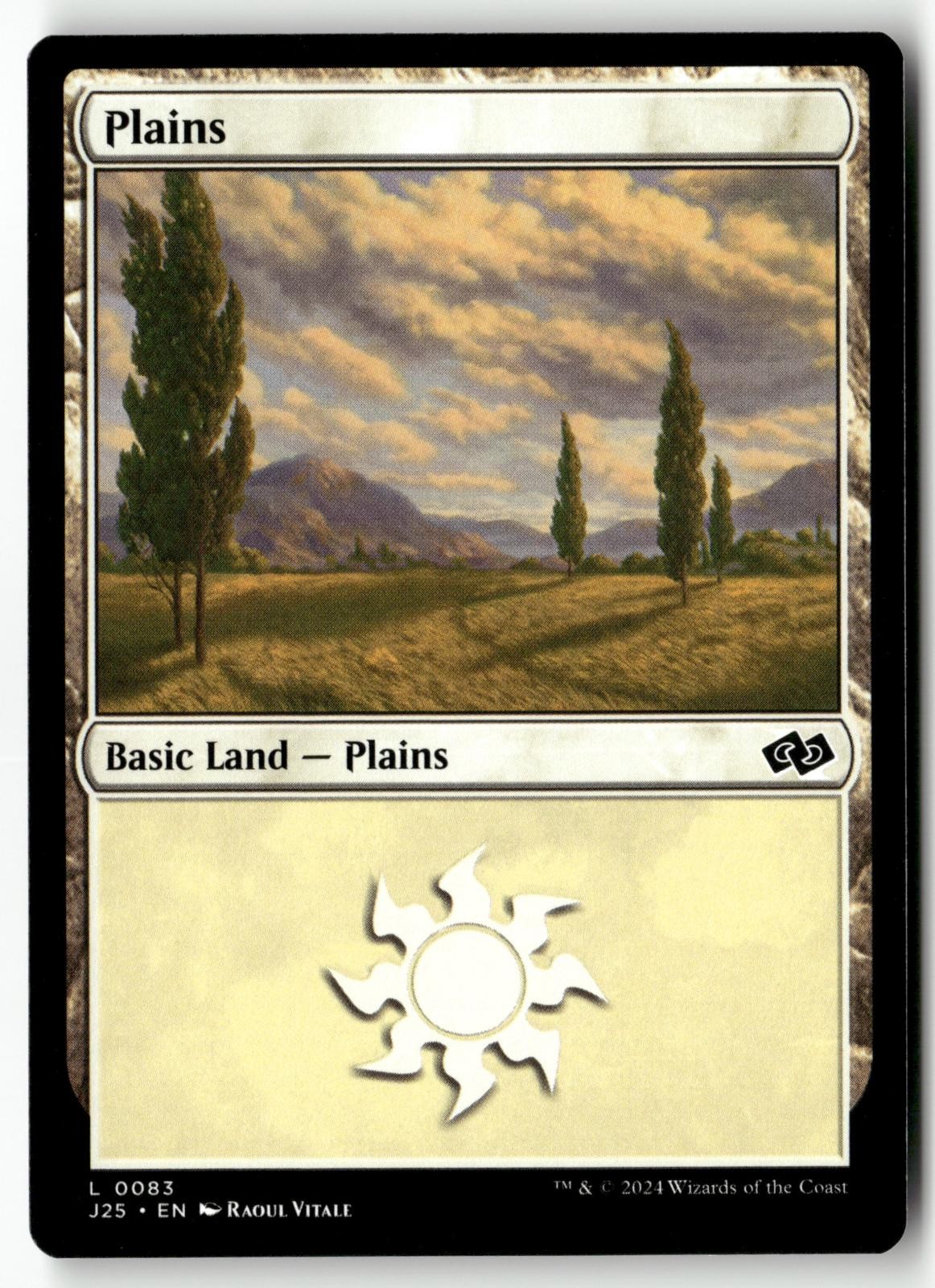 Plains (0083) 83 Magic: The Gathering Foundations Jumpstart 2024