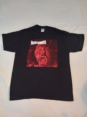 VIntage Blood Farmers ''Permanent Brain Damage'' T-shirt  100% COTTON LARGE L