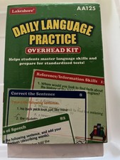 Lakeshore Daily Language Practice Overhead Kit, Ages 6  AA125 