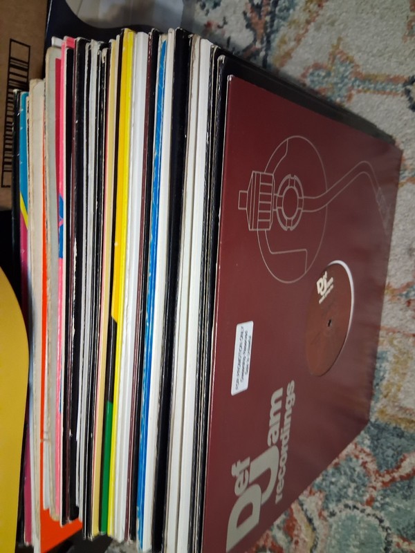 90's Vinyl Record Albums Lot Of 40- Mixed Genres And Artists Hip Hop Promos 
