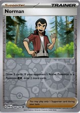 Norman 168/182 Reverse Holo SV04: Paradox Rift Pokémon Card TCG