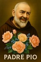 Diamantmosaik Heiliger Padre Pio 30X40 Cm Kreative Diamanten