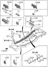 Genuine Honda Clip Fuel Pipe 8-97231-261-0