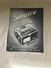 Ampro Tape Recorder Model 731 Service Manual Volume 13 December 1952