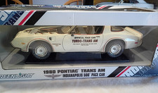 1:18 GREENLIGHT 1980 PONTIAC TURBO TRANS AM INDIANAPOLIS 500 OFFICIAL PACE CAR