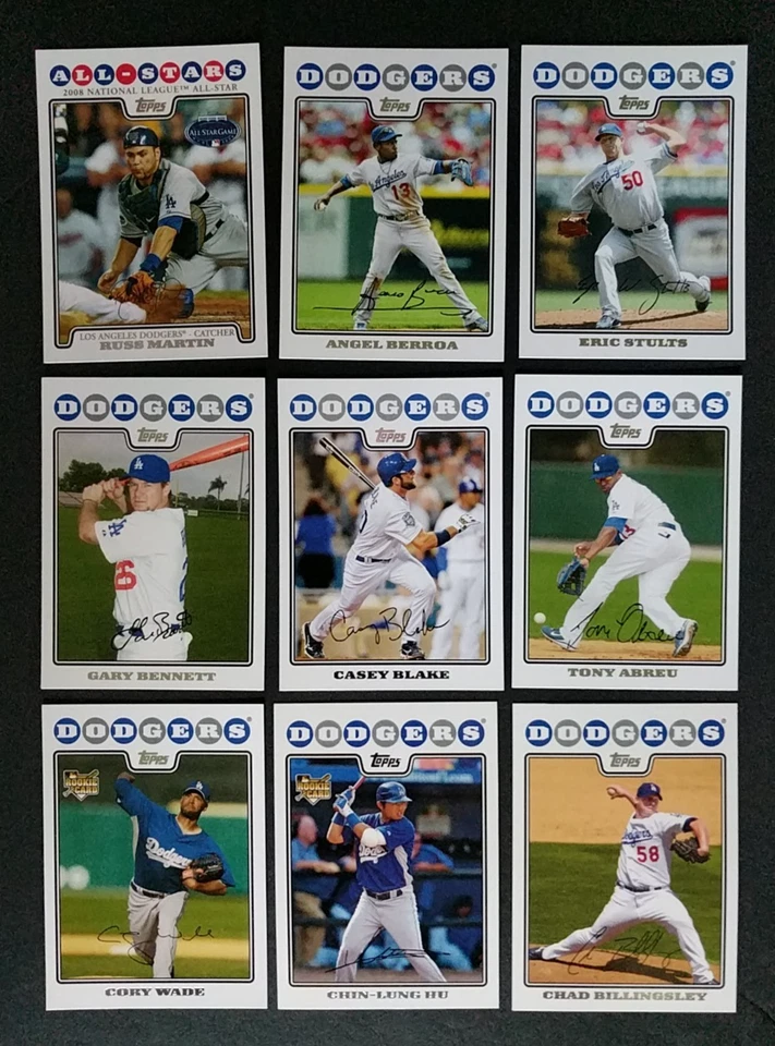2008 Topps ~  L. A. DODGERS ~ 30 Card Team Set w/ Update - No Clayton Kershaw RC - Image 2 of 4