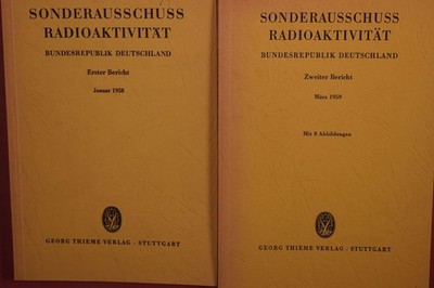 391125 SONDERAUSSCHUSS RADIOAKTIVITÄT Georg Thieme Verlag Bundesrepublik