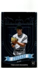 2021 Panini Chronicles #9 Trevor Rogers Crusade Miami Marlins Rookie