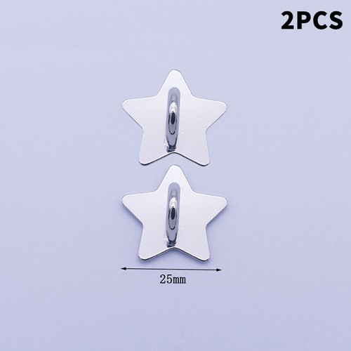 Adhesive Metal Star Bow Phone Charm Holder Phone Case Finger Ring Stand Hook - Zdjęcie 12 z 31