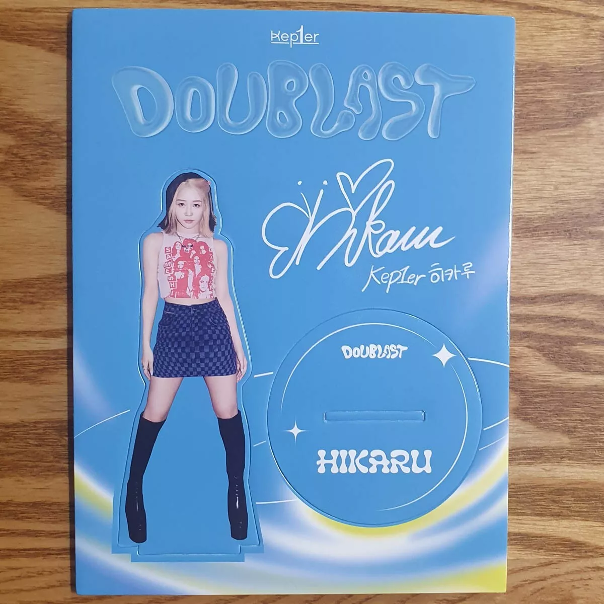 Hikaru Official Photo Stand kep1er 2nd Mini Album Doublast Genuine Kpop