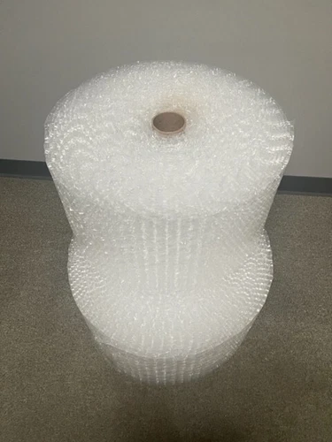 Bubble Cushioning Wrap 1/2" 250 ft² x 12'' Perforated Every 12" LARGE BUBBLE image 3