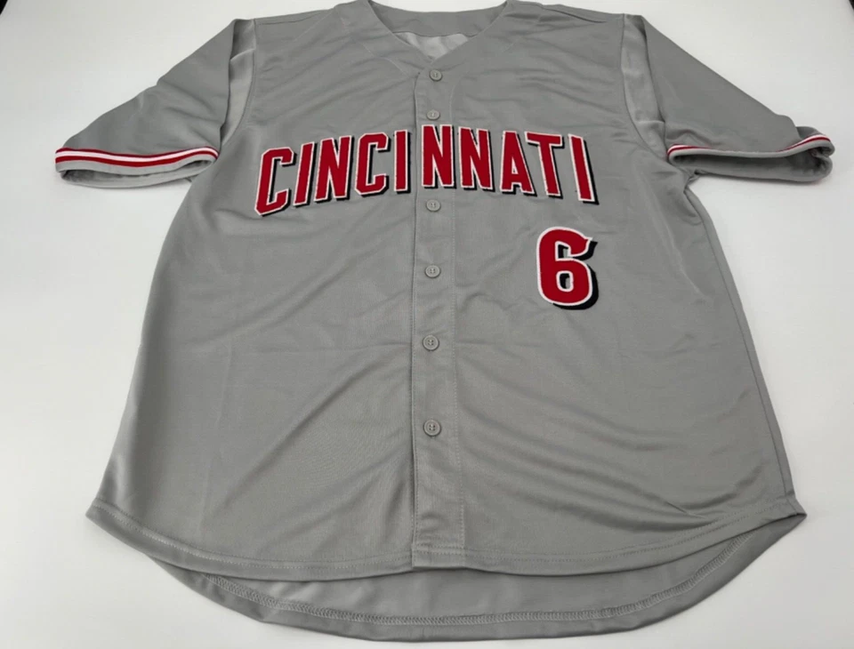 JONATHAN INDIA CINCINNATI REDS SIGNED STITCHED CUSTOM JERSEY PSA COA ROY INSC - Image 3 of 3