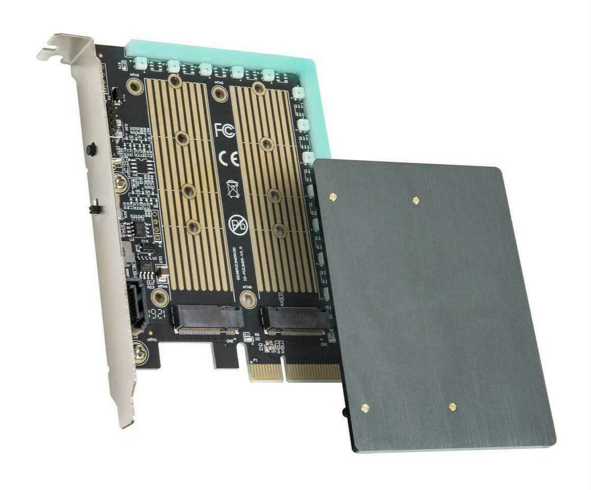 Dual nvme shop pcie adapter