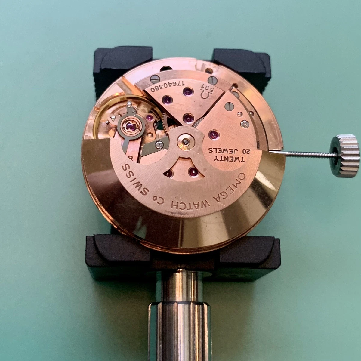 Vintage Omega Movement Cal 591 Running eBay