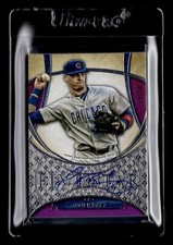 2017 Topps Five Star #FSA-JBE Javier Baez Base Autograph Purple #/50