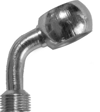 Extrémité de conduite de frein HOM en acier inoxydable pour circuit hydraulique de moto