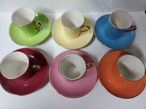 Classic Coffee & Tea Set 6 Cups / 6 Saucers - Houseware Cup & Saucer  Full Set! - Picture 1 of 8