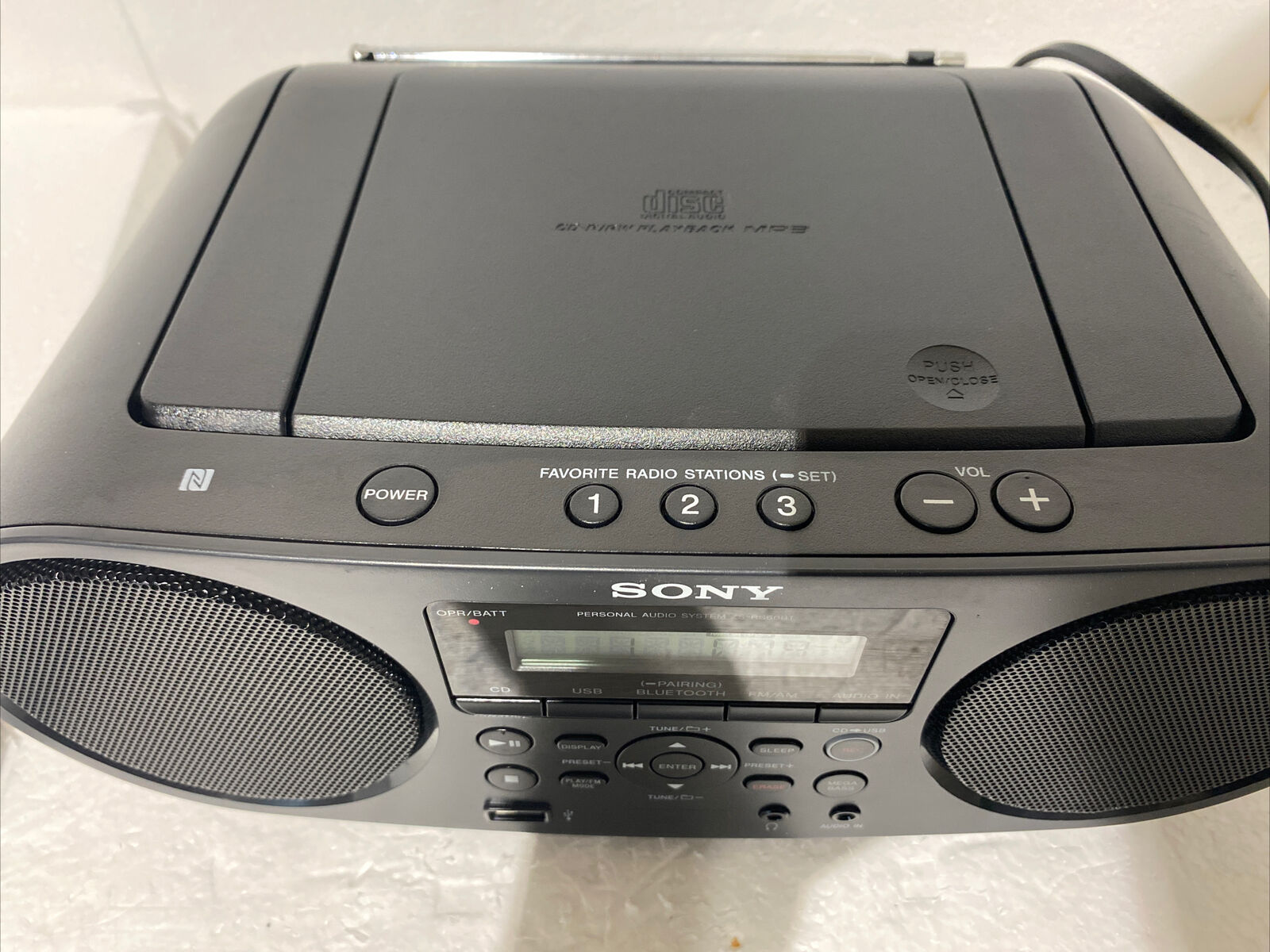 Sony ZS-RS60BT Bluetooth Boombox - Black for sale online | eBay