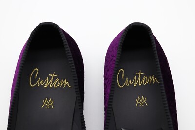 MEZLAN Dresden Custom Velvet Loafers Slip On Men display picture 3