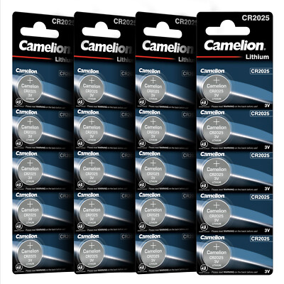 Camelion CR2025 CR 2025 ER2025 DL2025 Knopfzelle Zelle Knopfbatterie MHD 10.2034