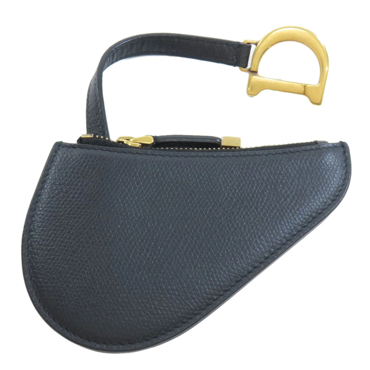 CHRISTIAN DIOR porte monnaie selle cuir