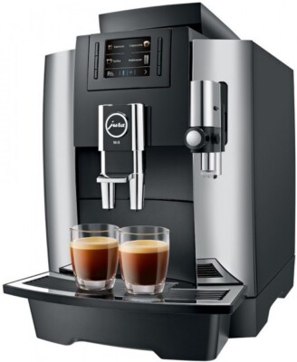 JURA WE8 fully automatic coffee machine dark inox or chrome, free