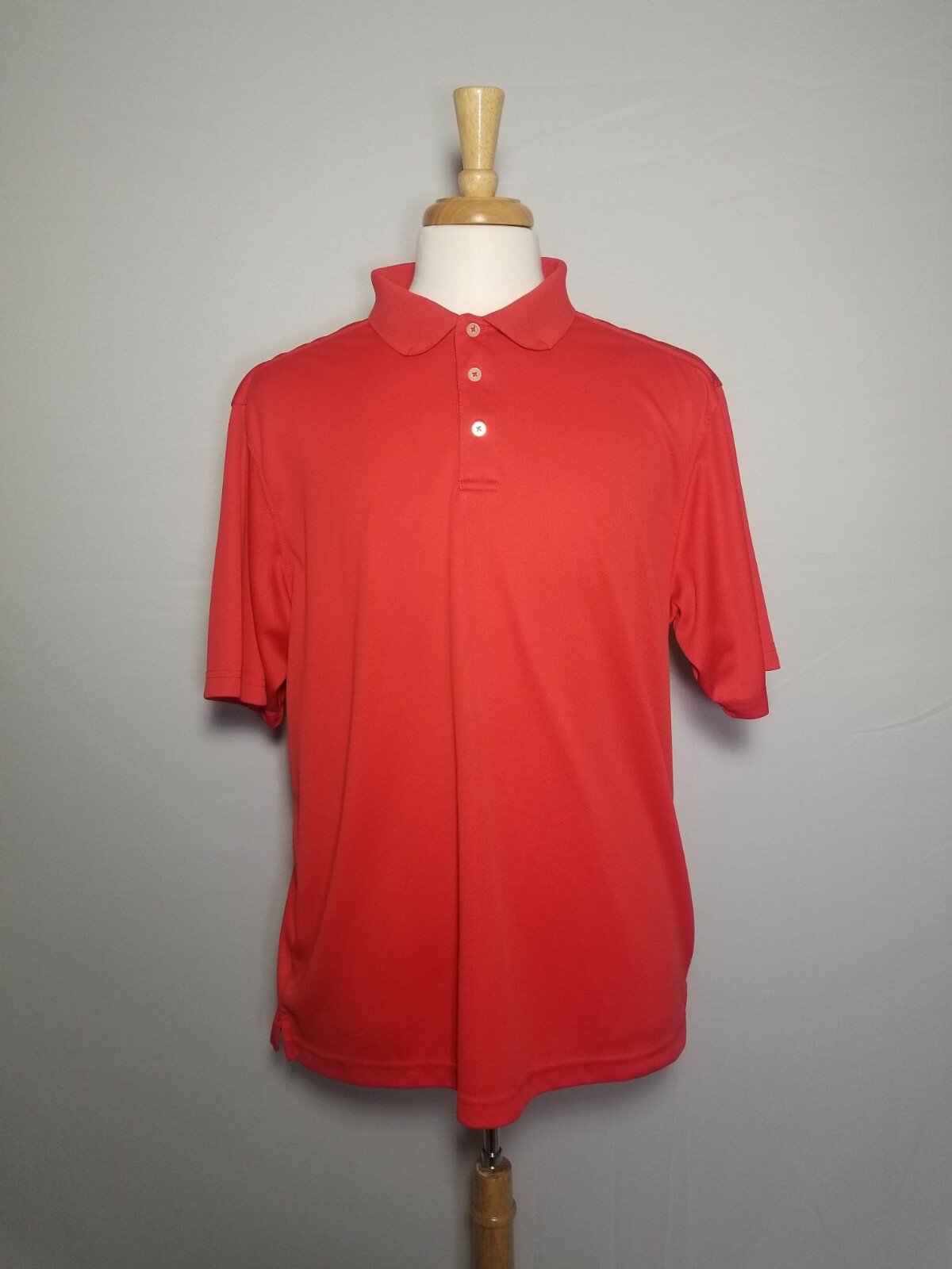 Wedge Performance Solid Bright Red Short Sleeve G… - image 1