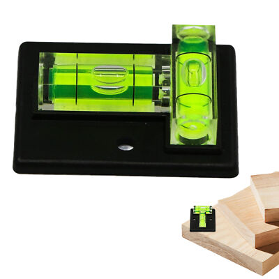 2 Way Mini Spirit Level T-type Small Bubble Levelling Tool Levels Levelling