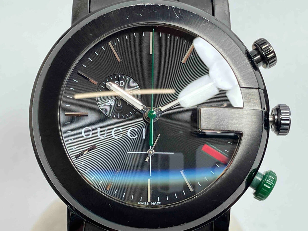 Montre Homme GUCCI 101M Chronographe à Quartz Acier Inoxydable Occasion