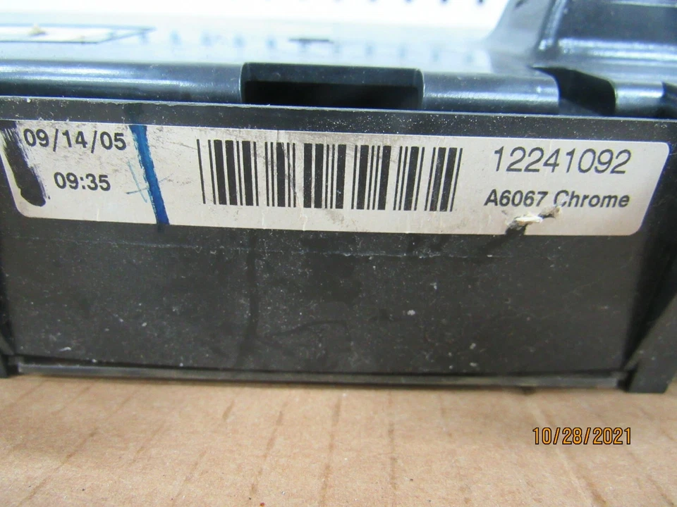 Chevrolet Monte Carlo 2006 velocímetro calibre de grupo 999999 millas OEM Foto 4 de 4