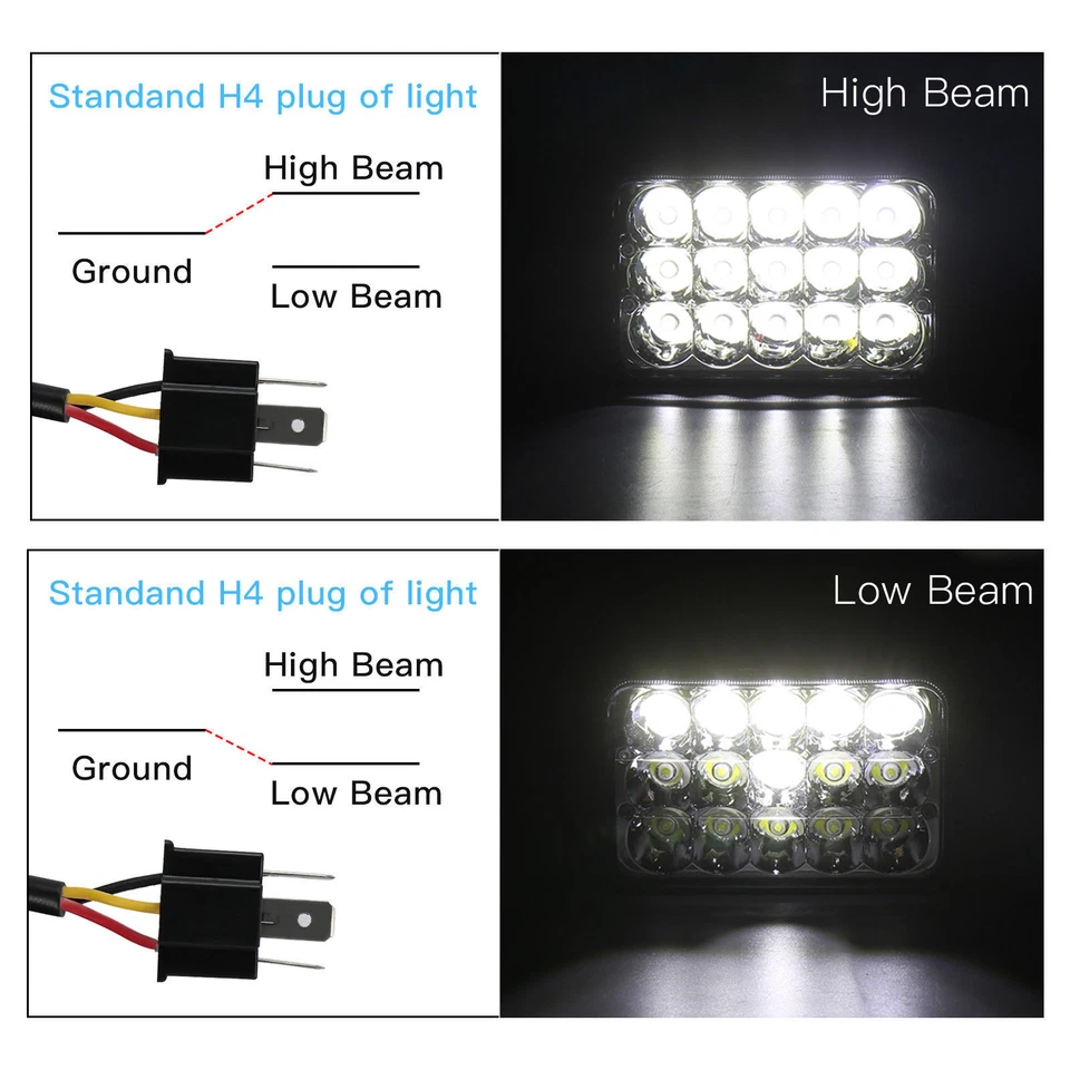 2PCS DOT LED Headlights Headlamp For BLIZZARD Snowplow Snow Plow 680LT 720LT 810 - Image 2 of 4