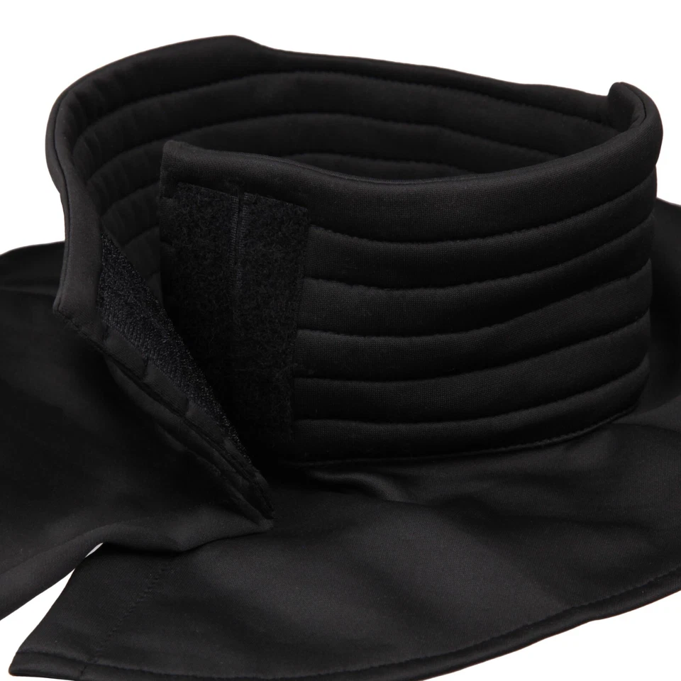 Trooper Neck Seal Costume Cosplay Star Armor Helmet Ribbed Black Gaiter Mask - Image 3 of 4