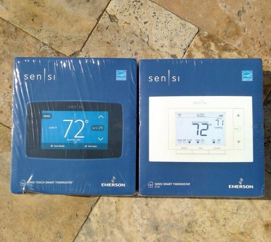 🌟🎈 EMERSON Smart Thermostat SENSI ST55 or SENSI Touch ST75 Black 🌟 | eBay