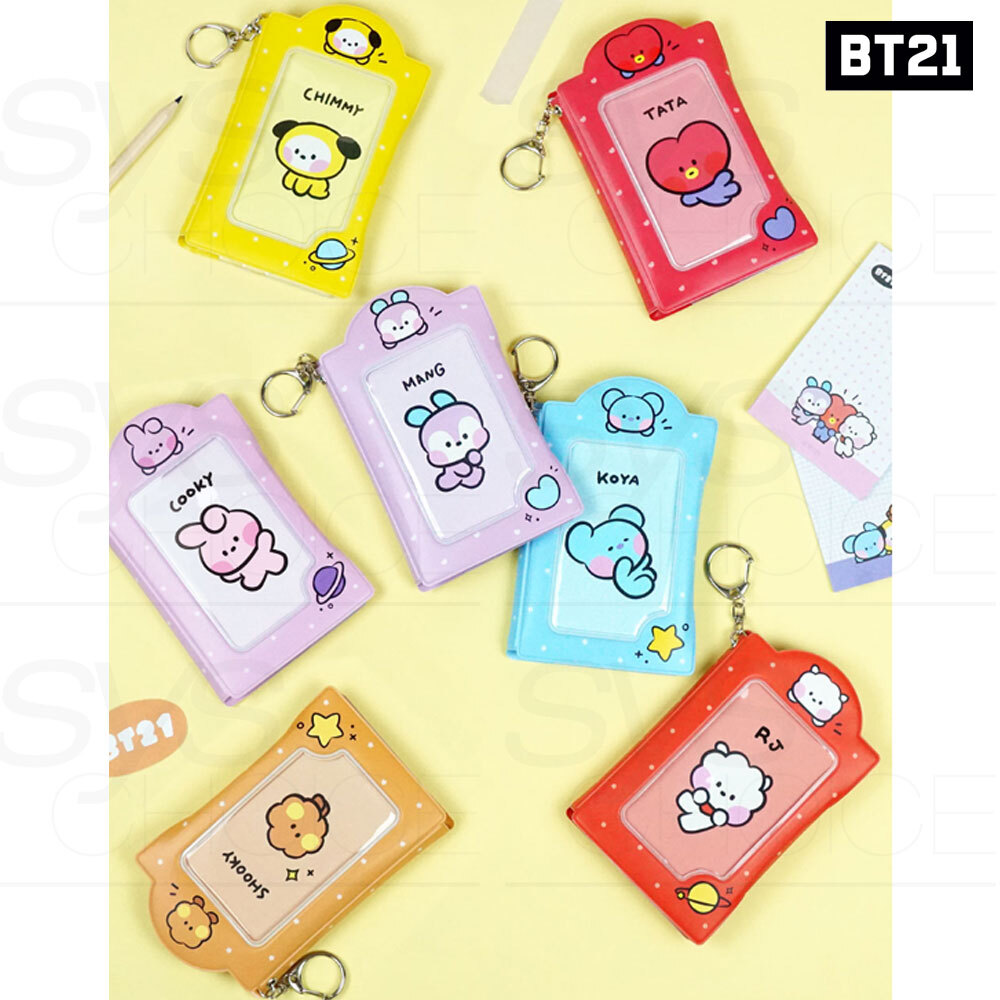 BTS BT21 Official Authentic Goods minini Photo Card Holder +